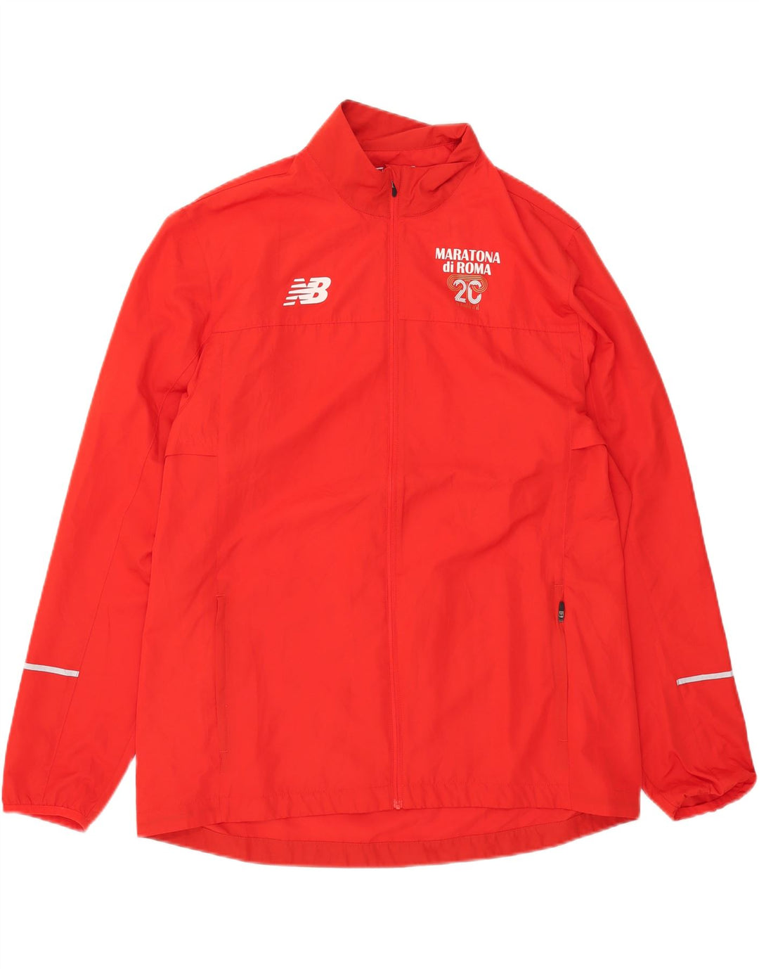 New Balance Herre grafisk træningsdragt Topjakke XL Rød Polyester