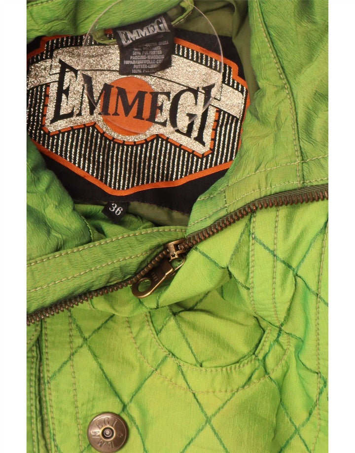 Emmegi Dame Ski Jumpsuit EU 36 Small Green Colourblock Polyamid