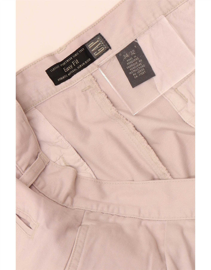 Gap Womens Pegged Chino Bukser W34 L32 Beige Bomuld