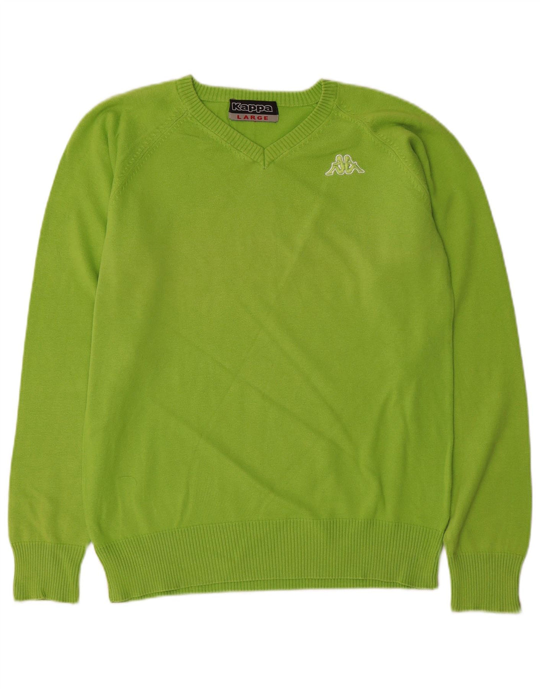 Kappa Herre V-hals sweater Stor grøn bomuld
