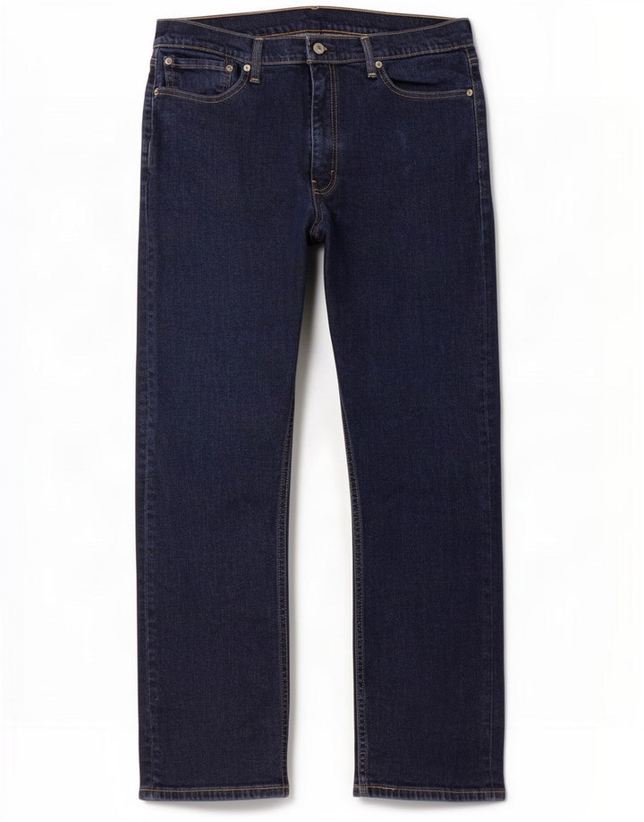 Levi's Straight Jeans til mænd W36 L30 Marineblå bomuld