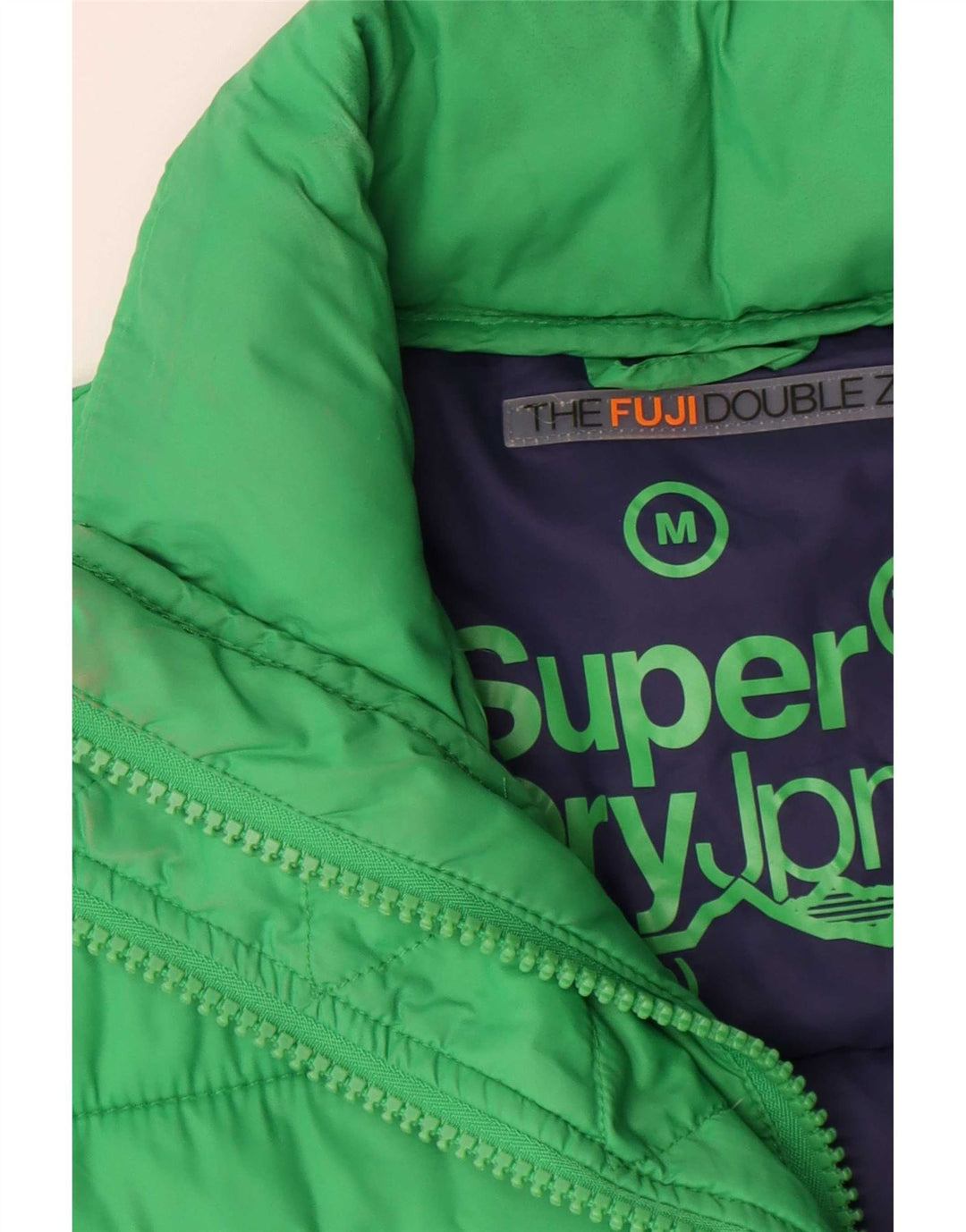 Superdry Polstret Damejakke UK 14 Medium Green Polyester