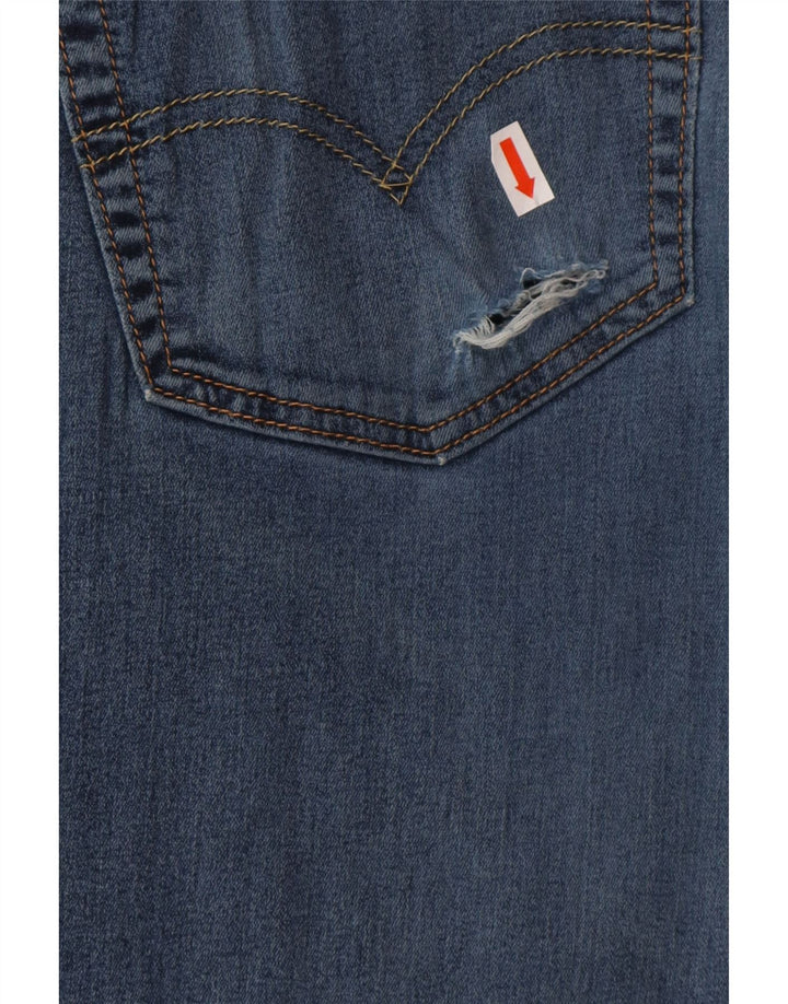 LEVI'S Herre 511 Slim Jeans W33 L32 Blå Bomuld