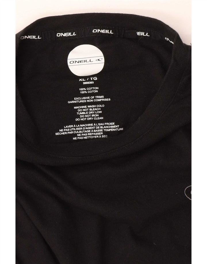 O'Neill Herre T-Shirt Top XL Sort Bomuld