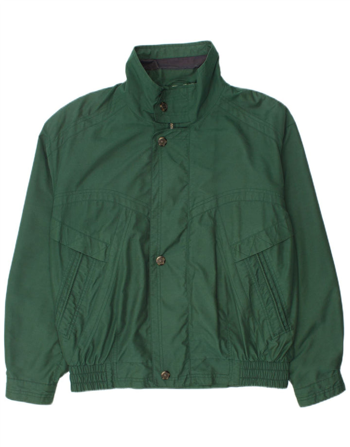 Umberto Rosetti Herre Bomber Jacket UK 40 Large Green Polyester