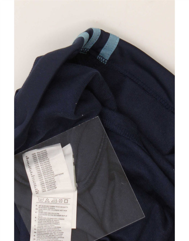 Adidas træningsdragt bukser til kvinder UK 14 Medium Navy Blue Polyester