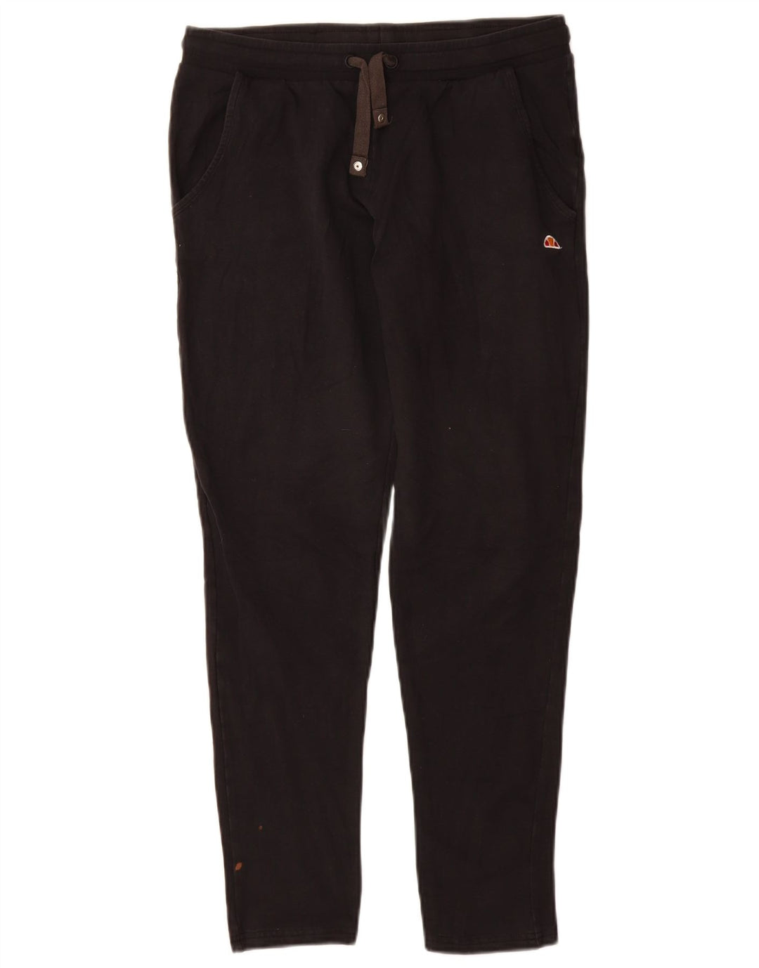 ELLESSE Womens Tracksuit Trousers UK 14 Large  Black Cotton