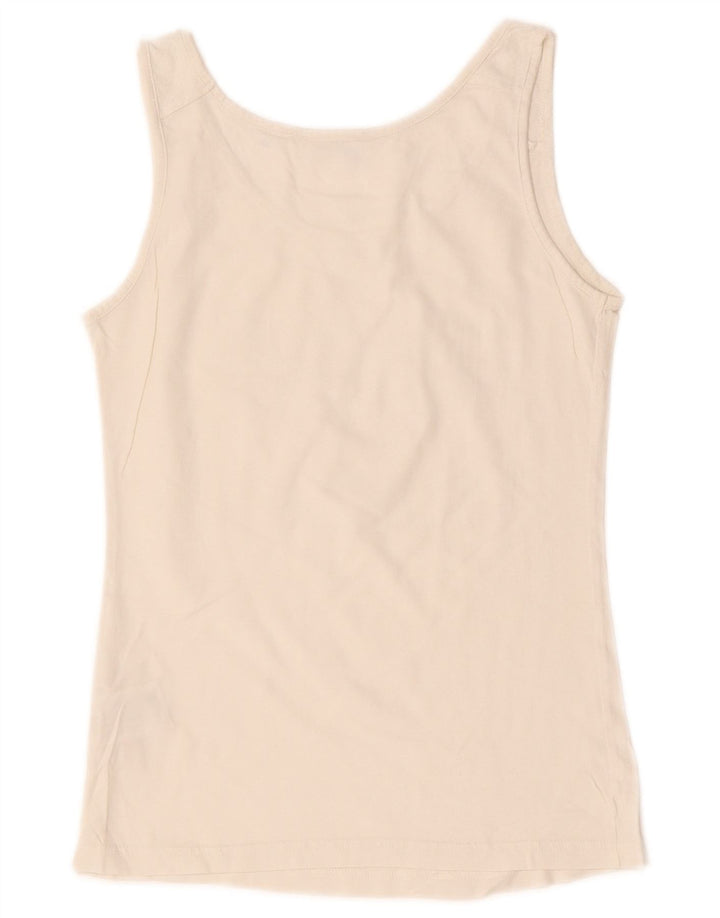 Adidas Dame Grafisk Vest Top IT 38 XS Hvid Bomuld