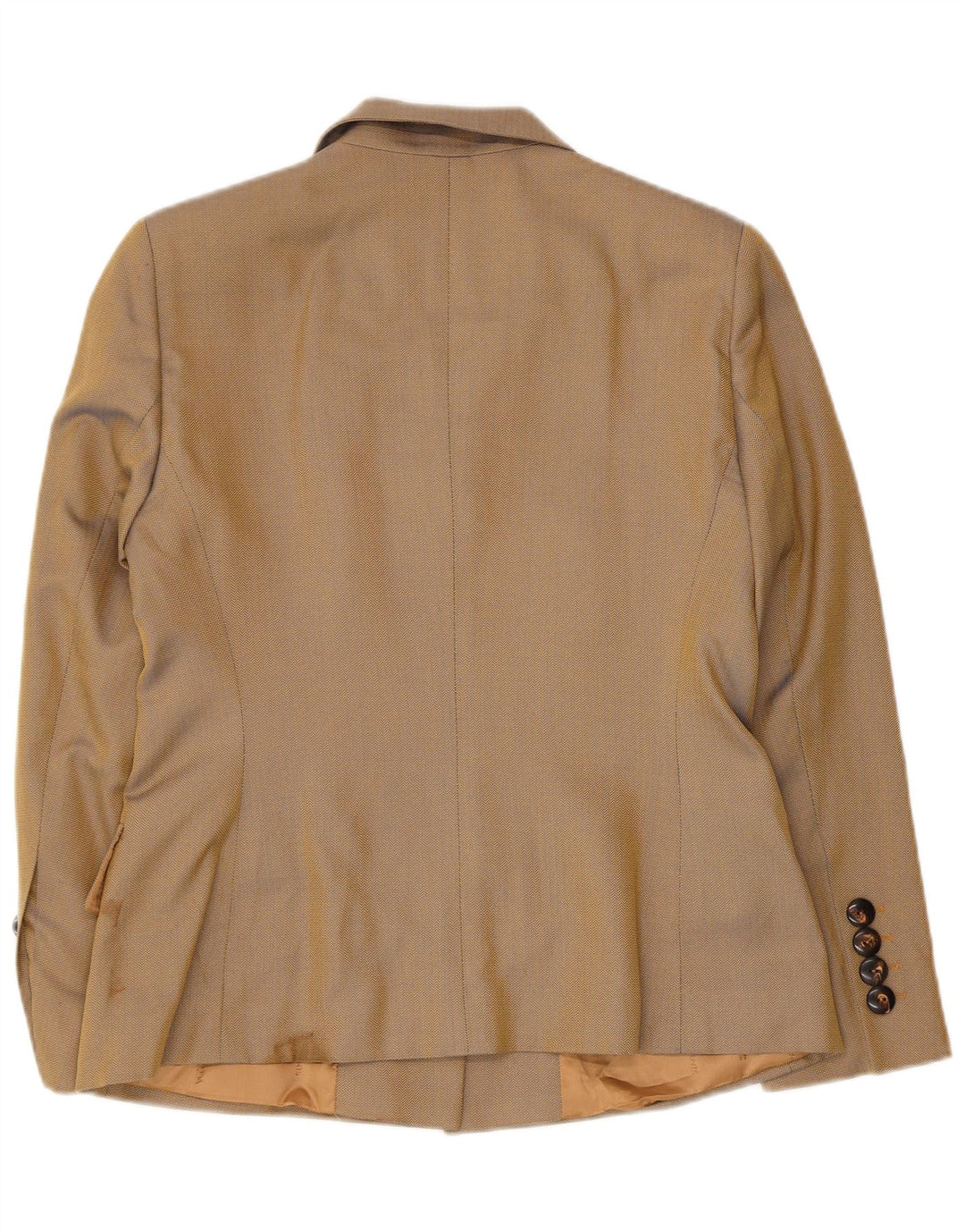 Escada Dame Elements Blazer Jacket UK 12 Medium Beige Sildeben