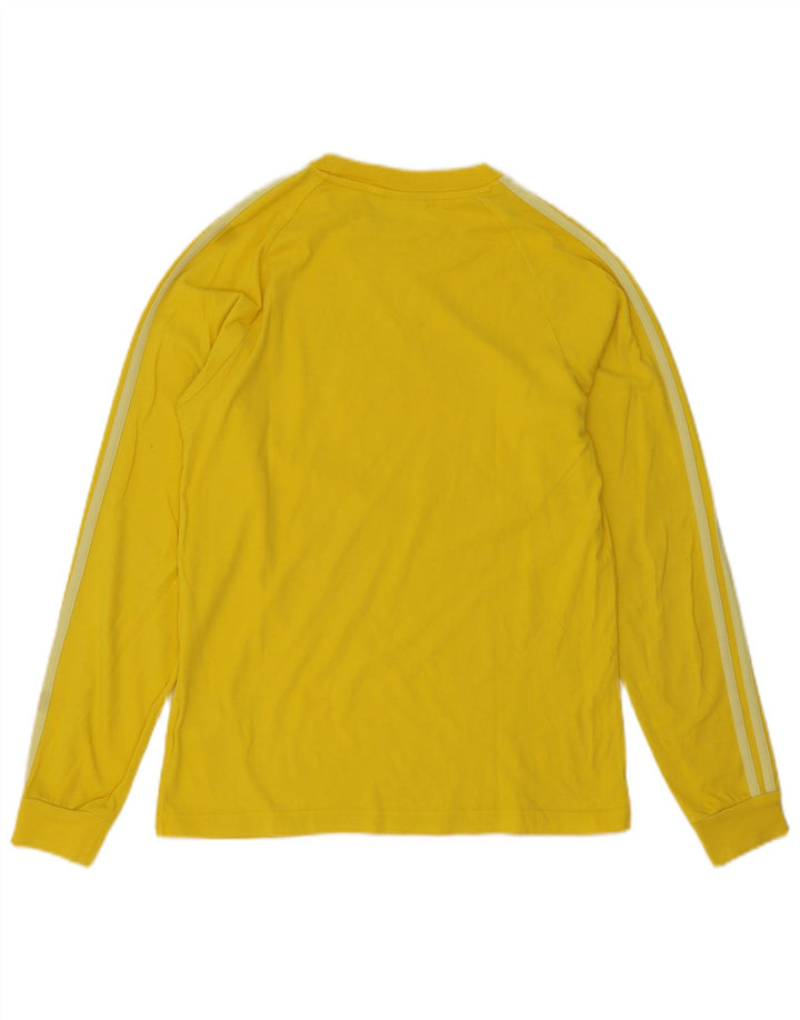 Adidas Herre Top Langærmet Lille Gul Bomuld