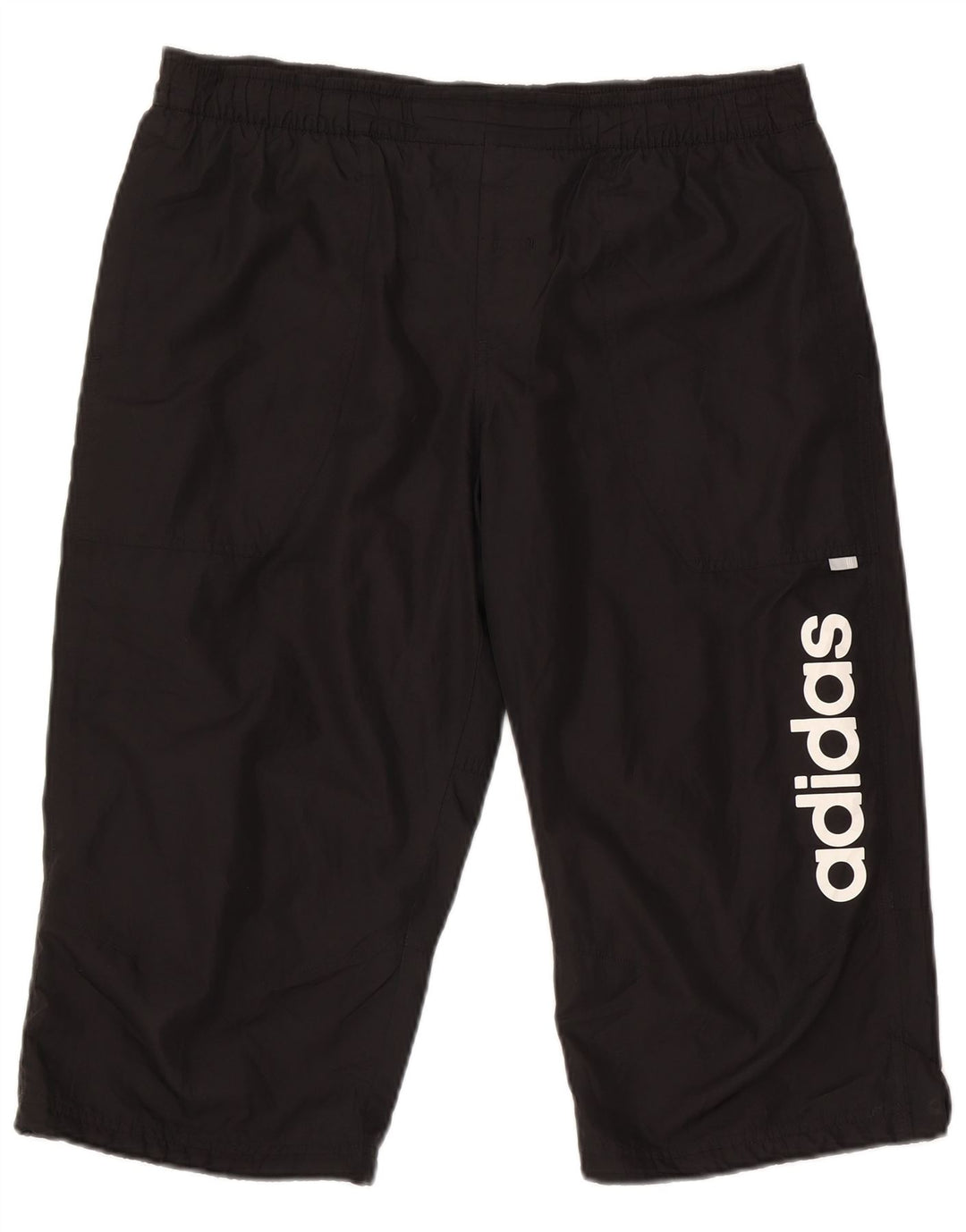 Adidas Herre grafiske Bermuda Sportshorts Medium Sort Polyester