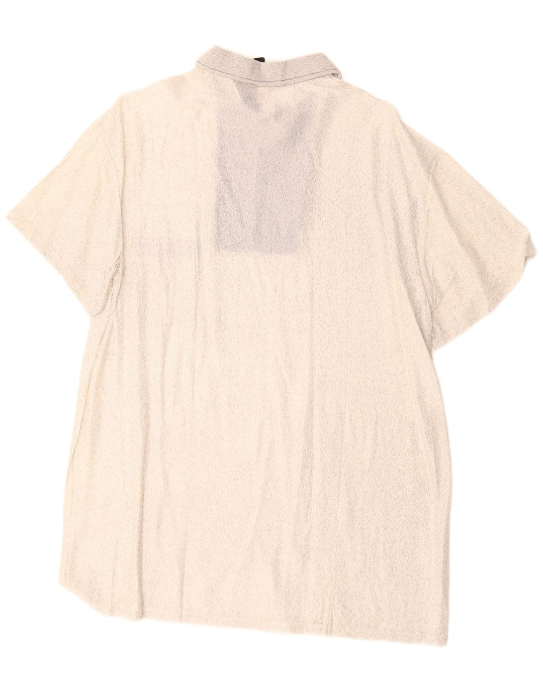 Vintage kortærmet herretrøje IT 52 Large Off White Flecked