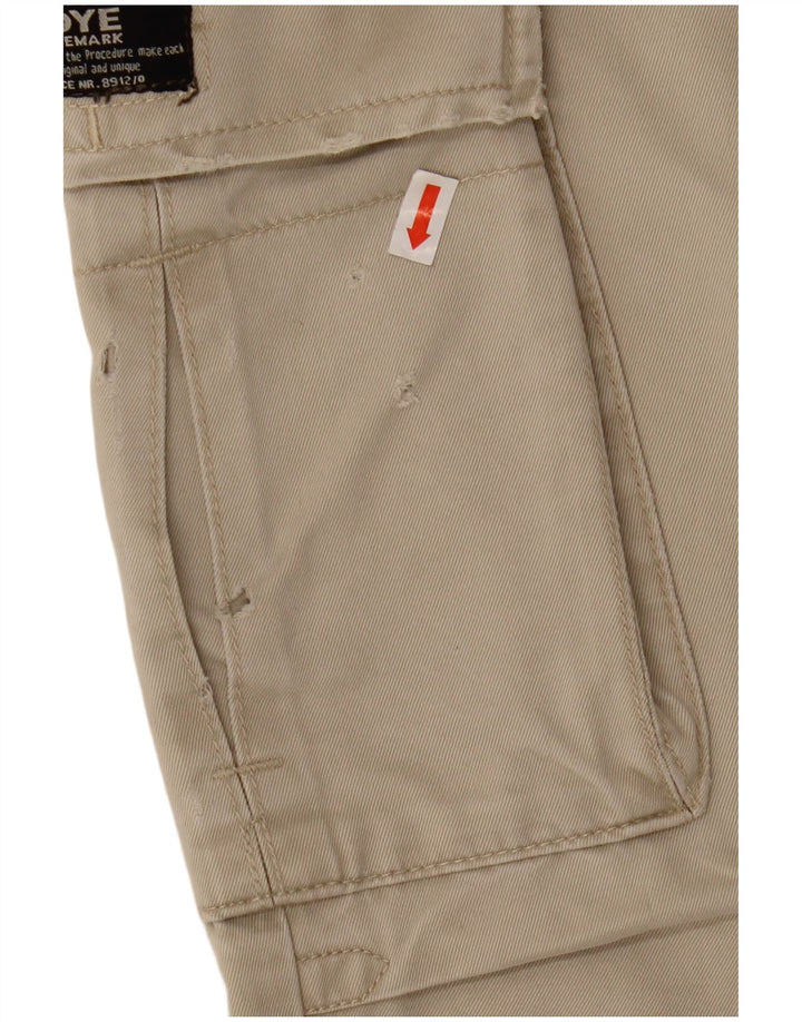 XDYE Straight Cargo Bukser til kvinder EU 42 Large W34 L31 Beige
