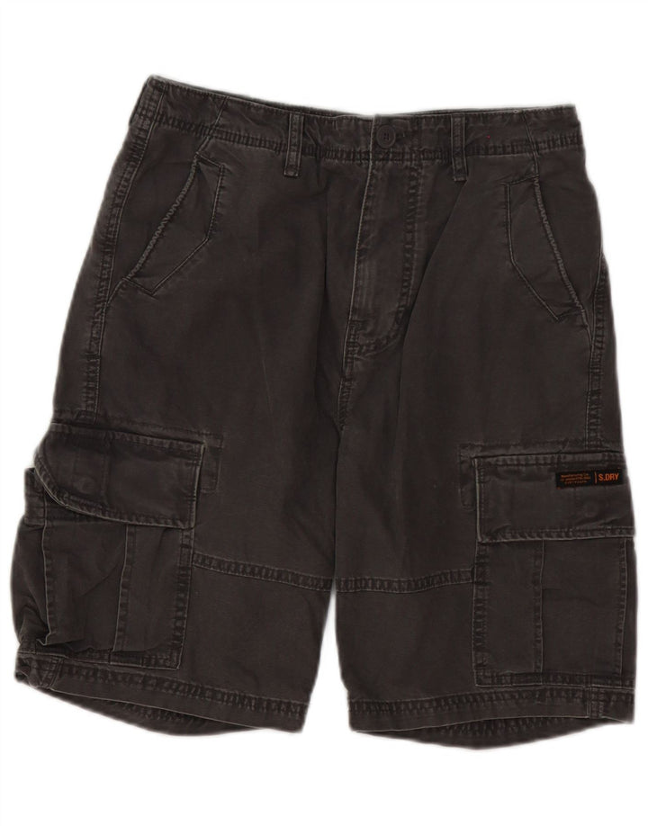 Superdry Cargo Shorts til mænd W30 mellemgrå bomuld