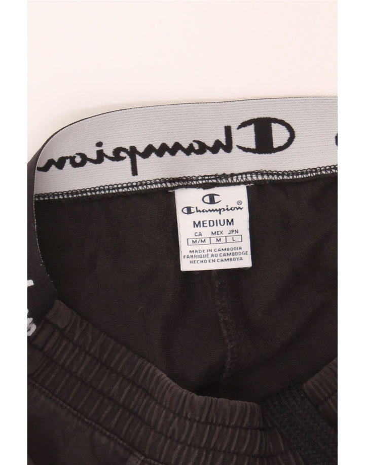 CHAMPION Womens Tracksuit Trousers UK 12 Medium  Black Vintage Champion and Second-Hand Champion from Messina Hembry 