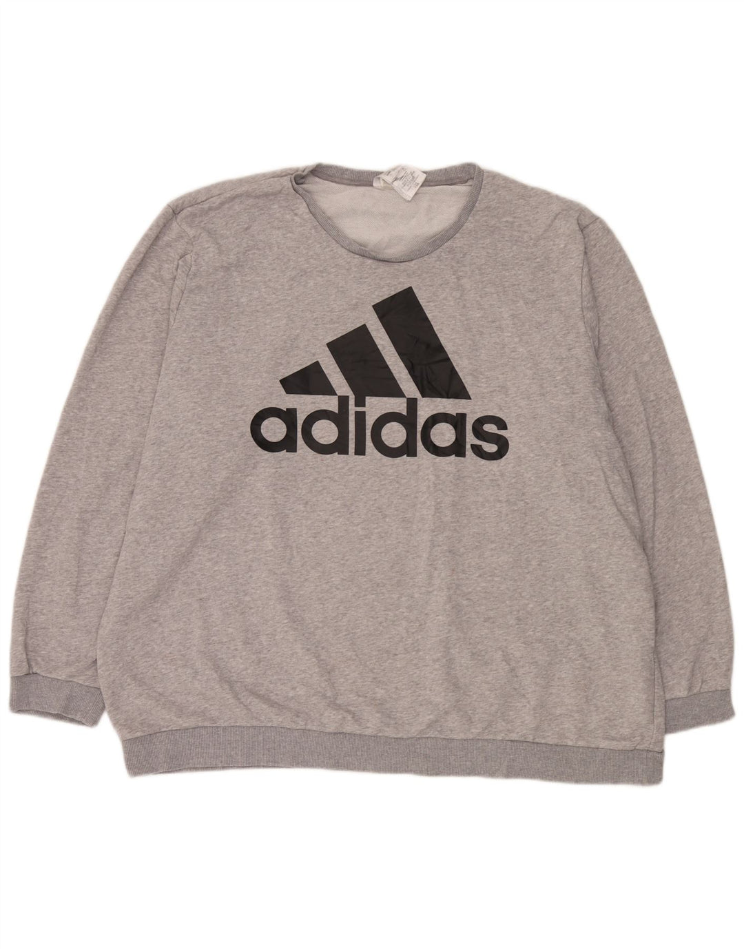 Adidas Grafisk Sweatshirt Jumper til mænd 3XL Grå Flecked Bomuld