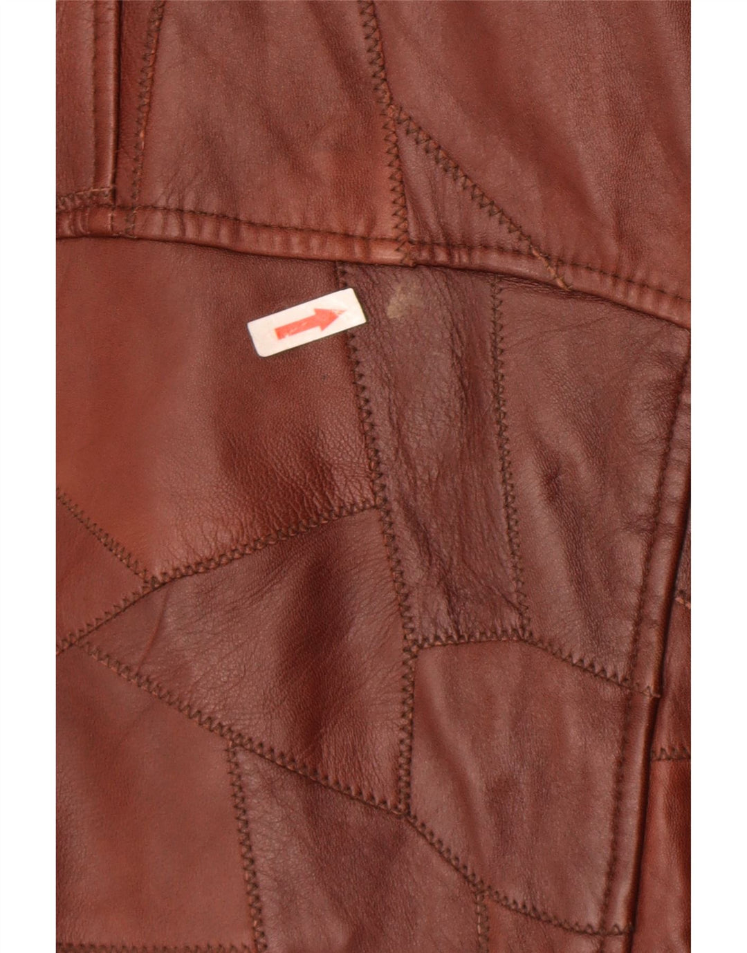 Vintage herre læderjakke UK 44 2XL Brun