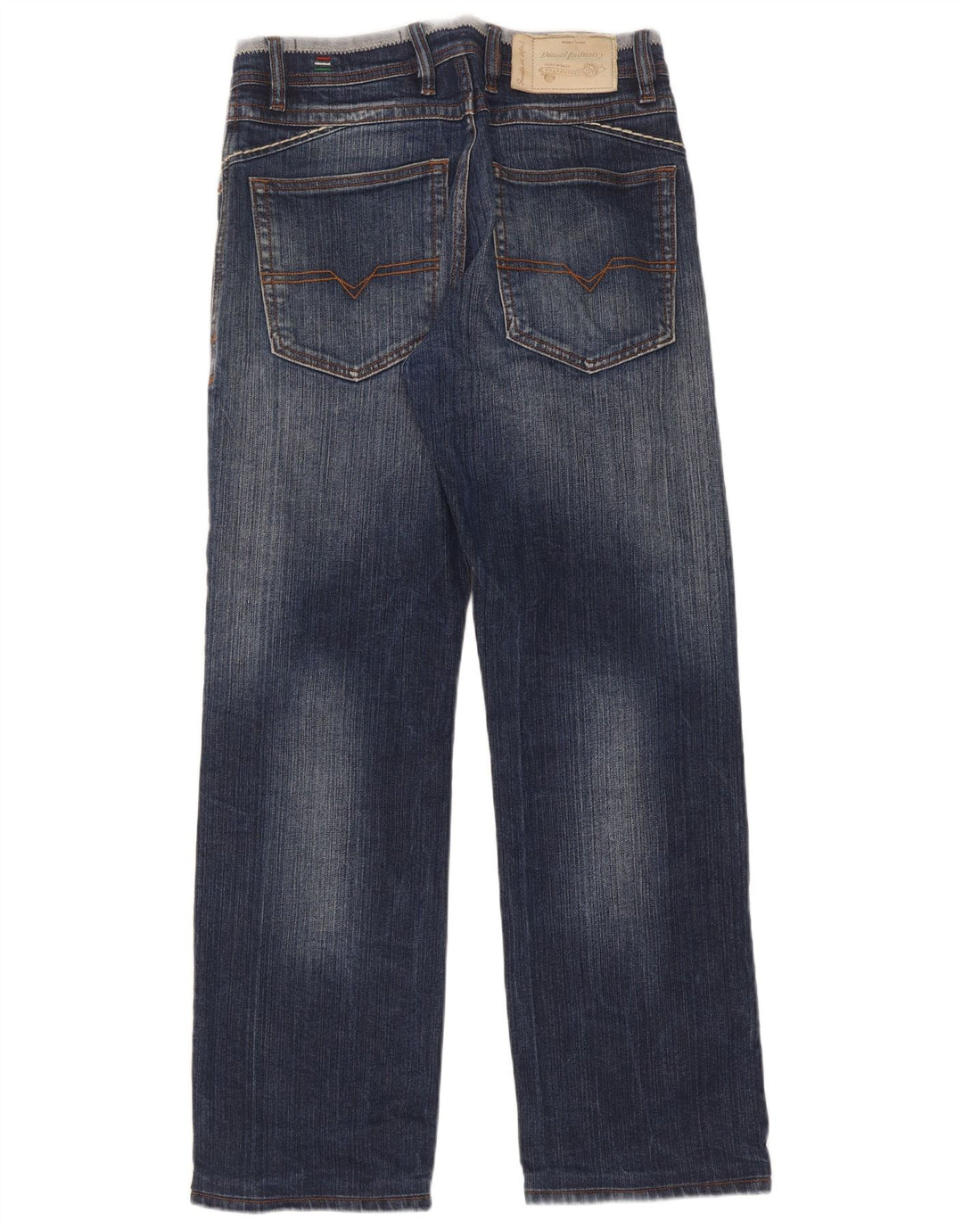 Diesel Straight Jeans til mænd W30 L30 Blå Bomuld