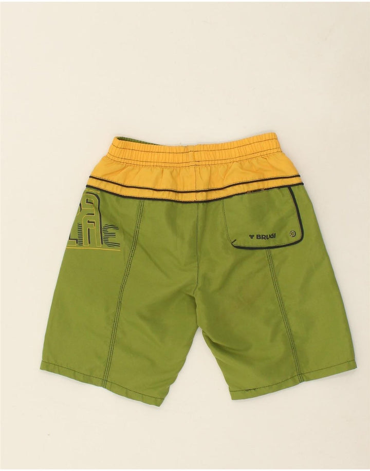 BRUGI Boys Swimming Shorts 4-5 Years Yellow Colourblock Vintage Brugi and Second-Hand Brugi from Messina Hembry 