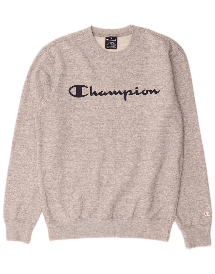 Champion Herre grafisk sweatshirt Jumper lille grå bomuld