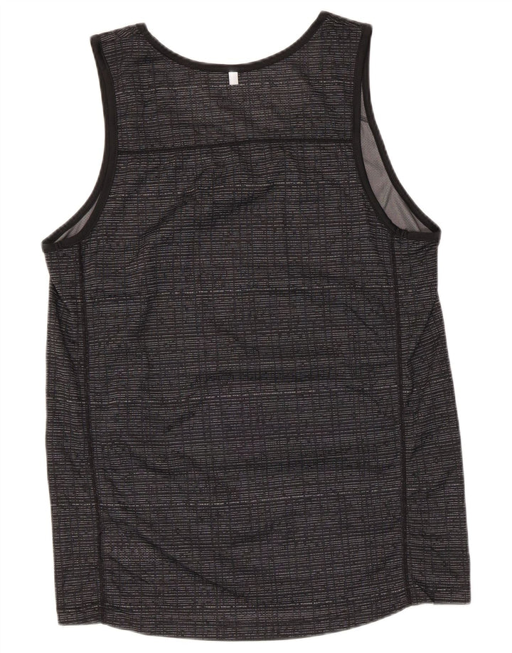 Russell Athletic Herrevest Top UK 34/36 Small Grey Flecked Polyester