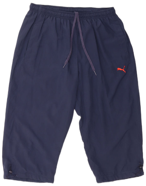 PUMA Herre grafiske Bermuda sportsshorts XL marineblå polyester