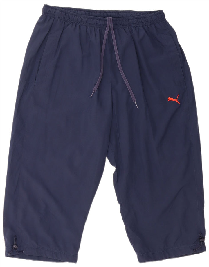 PUMA Herre grafiske Bermuda sportsshorts XL marineblå polyester