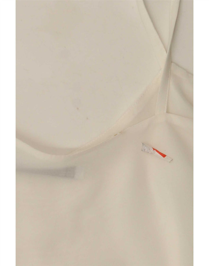 Zara Dame Trafaluc Cami Top UK 6 XS Hvid