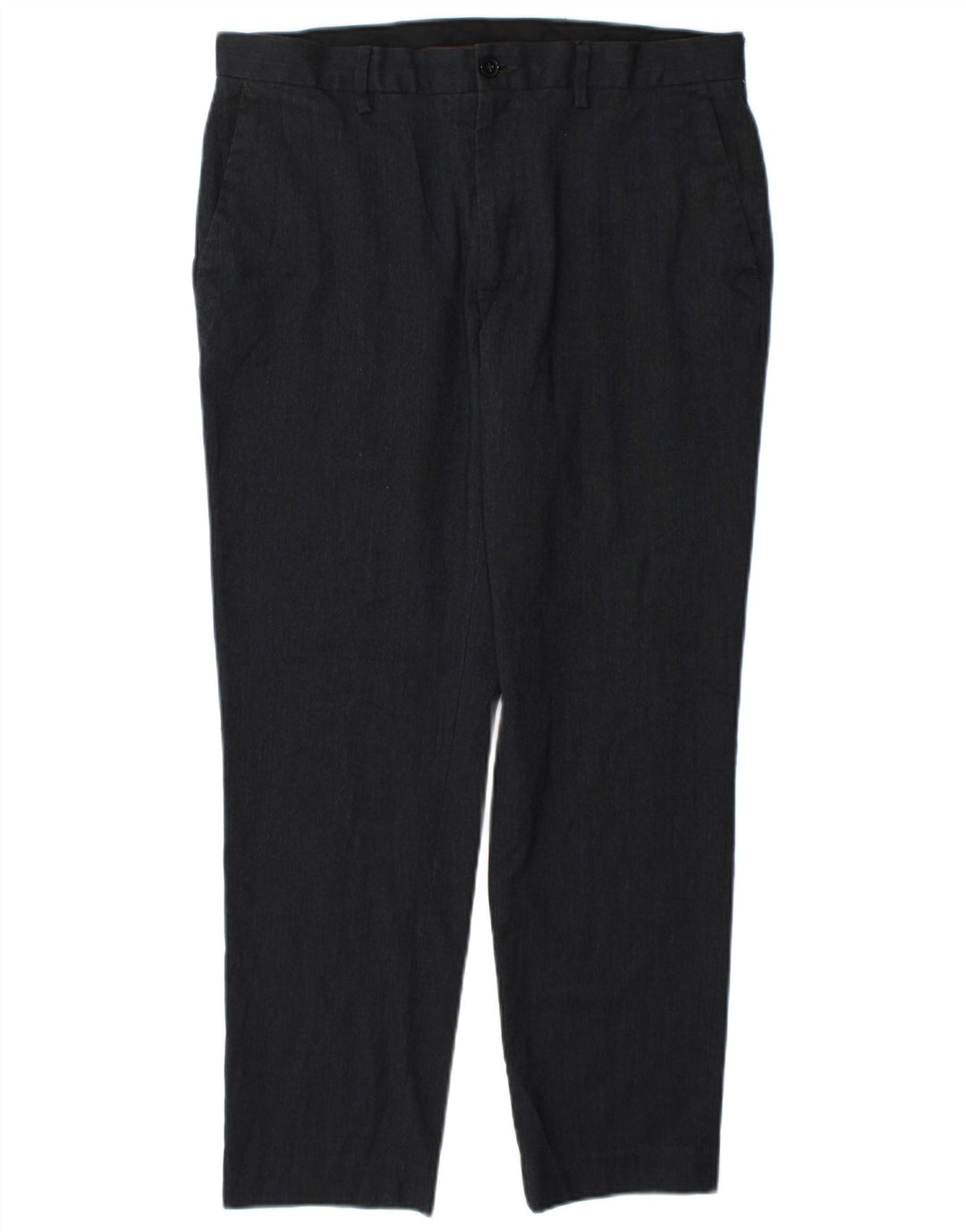 Marks & Spencer Herre Slim Fit Chinobukser W34 L29 Marineblå polyester