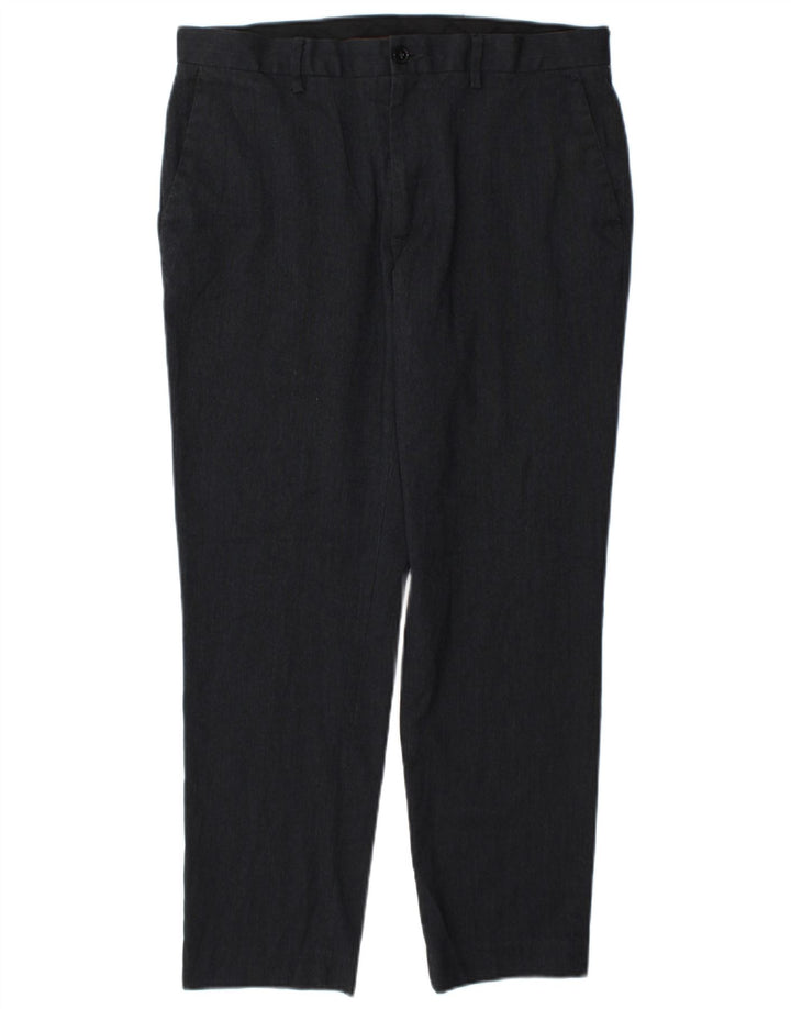 Marks & Spencer Herre Slim Fit Chinobukser W34 L29 Marineblå polyester