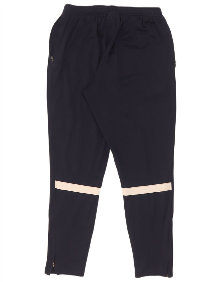 Nike Herre Dri Fit træningsdragt Bukser Large Navy Blue Colourblock Polyester