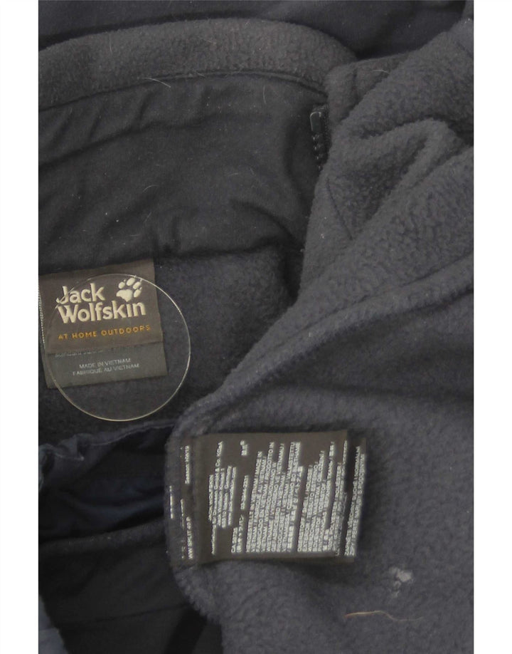 Jack Wolfskin Herre Windbreaker Jacket UK 48 2XL Navy Blue Polyester