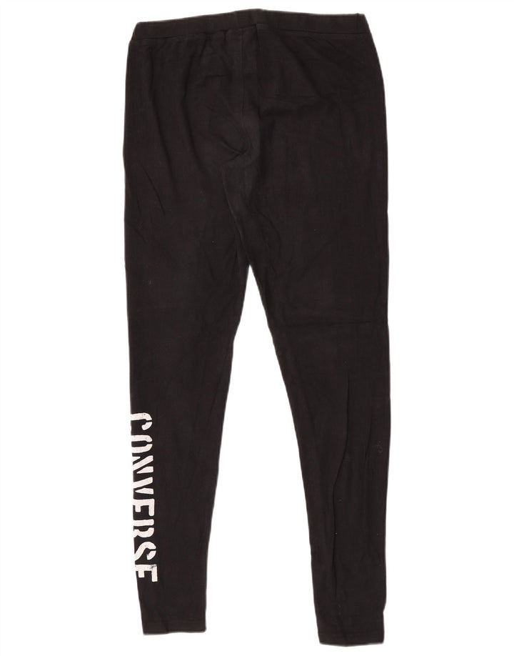 Converse Grafiske Leggings til kvinder UK 12 Medium Sort