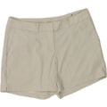 NIKE Womens Dri Fit Chino Shorts UK 12 Medium W32  Off White Polyester Vintage Nike and Second-Hand Nike from Messina Hembry 