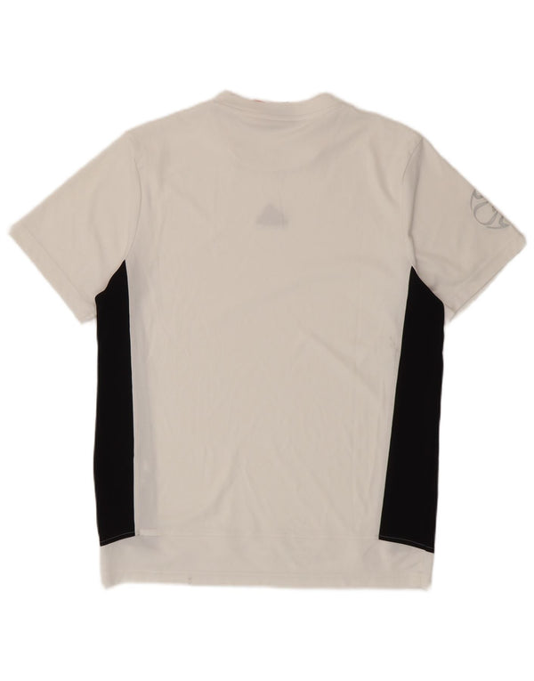 Adidas Boys Clima 365 T-Shirt Top 15-16 år Hvid Colourblock Polyester