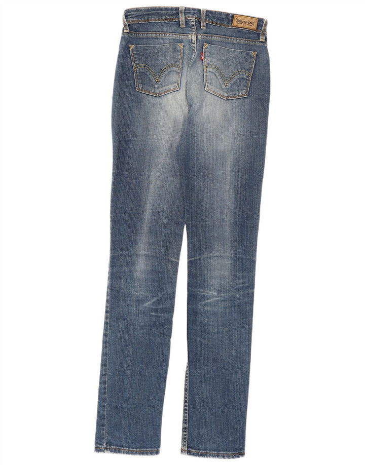 Levi's Dame 628 Slim Jeans W30 L34 Blå Bomuld