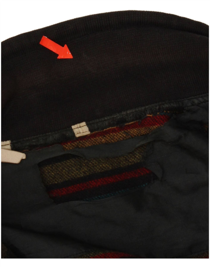 Vintage herre lynlås-hals sweater XL flerfarvet Fair Isle