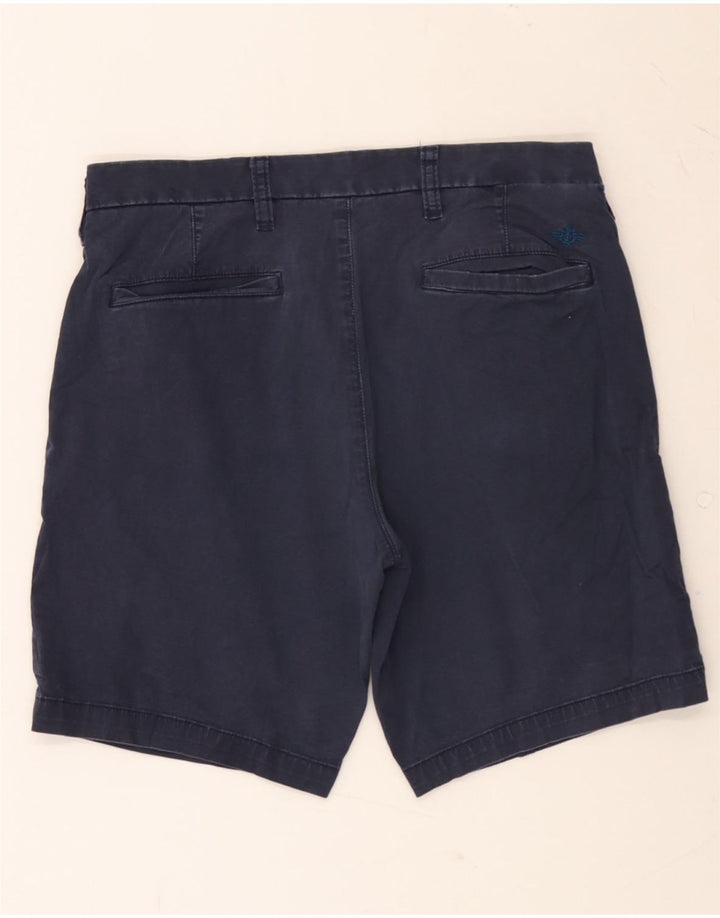DOCKERS Mens Chino Shorts W32 Medium Navy Blue Cotton Vintage Dockers and Second-Hand Dockers from Messina Hembry 