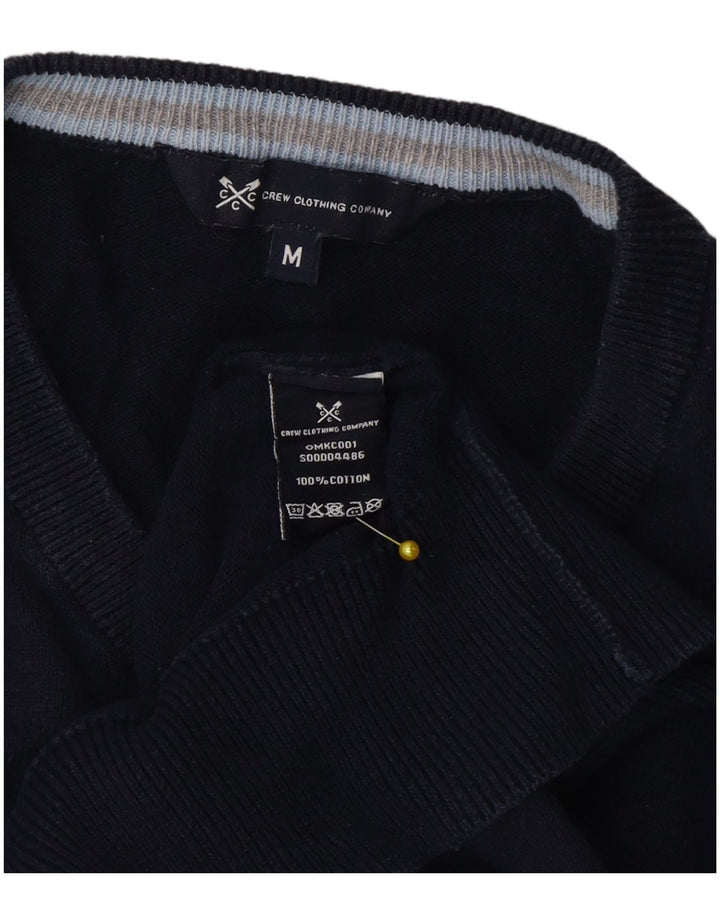 Besætningstøj Herre V-hals sweater Medium Marineblå Bomuld