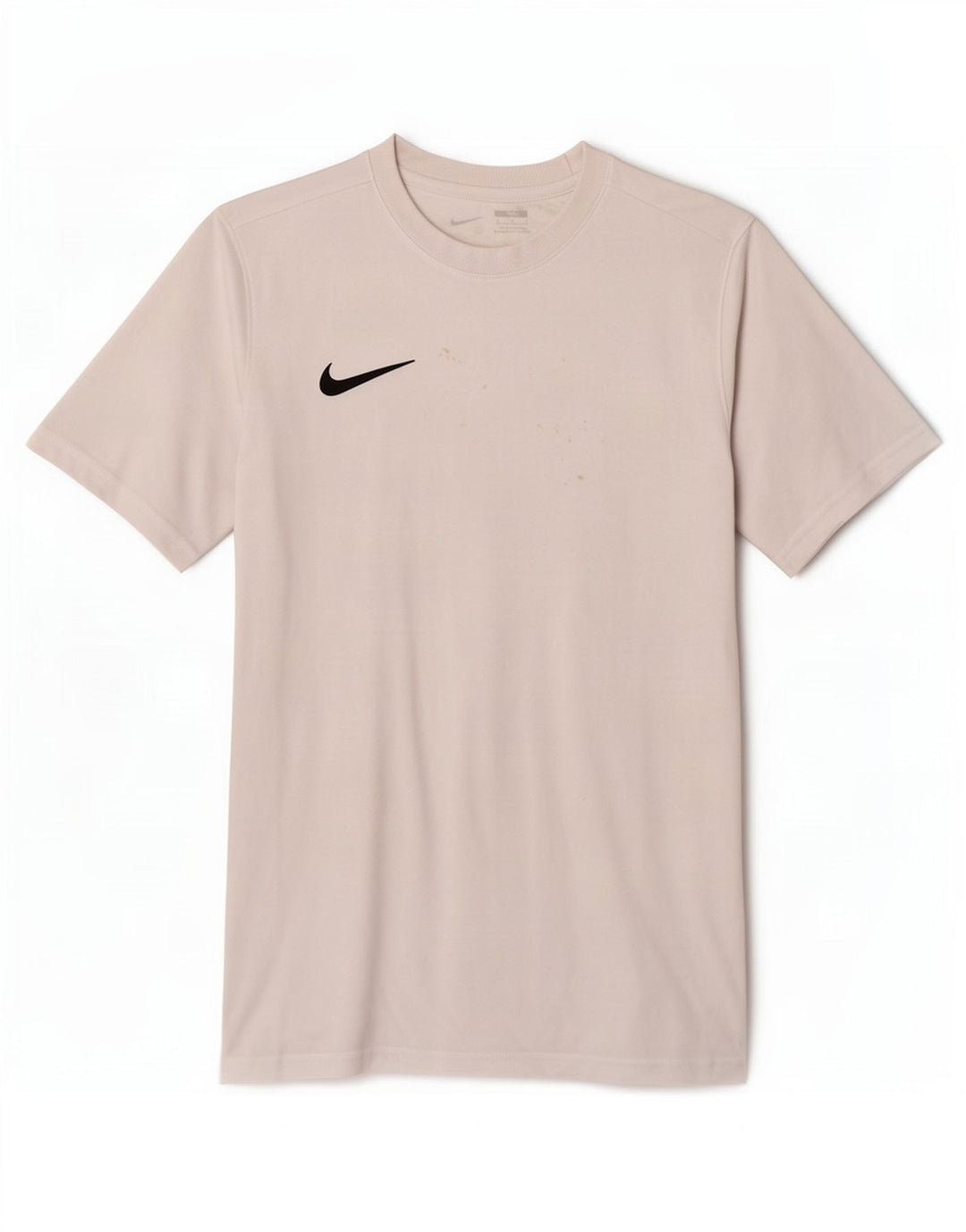 Nike Herre Dri Fit Slim T-Shirt Top Medium White Polyester