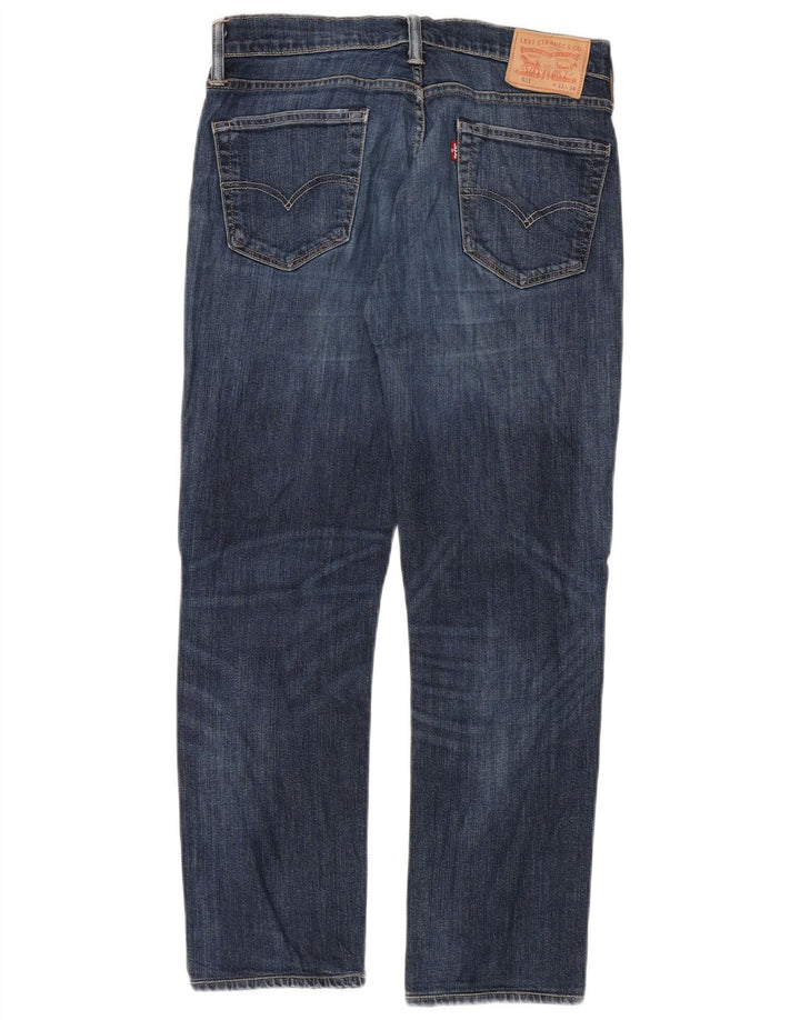 Levi's Herre 511 Slim Jeans W33 L30 Blå Bomuld