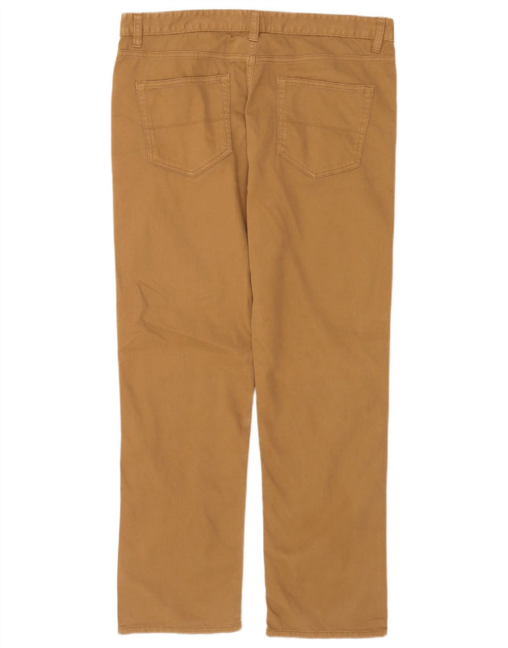 Marks & Spencer Herre Regular Casual Bukser W36 L31 Brun Bomuld