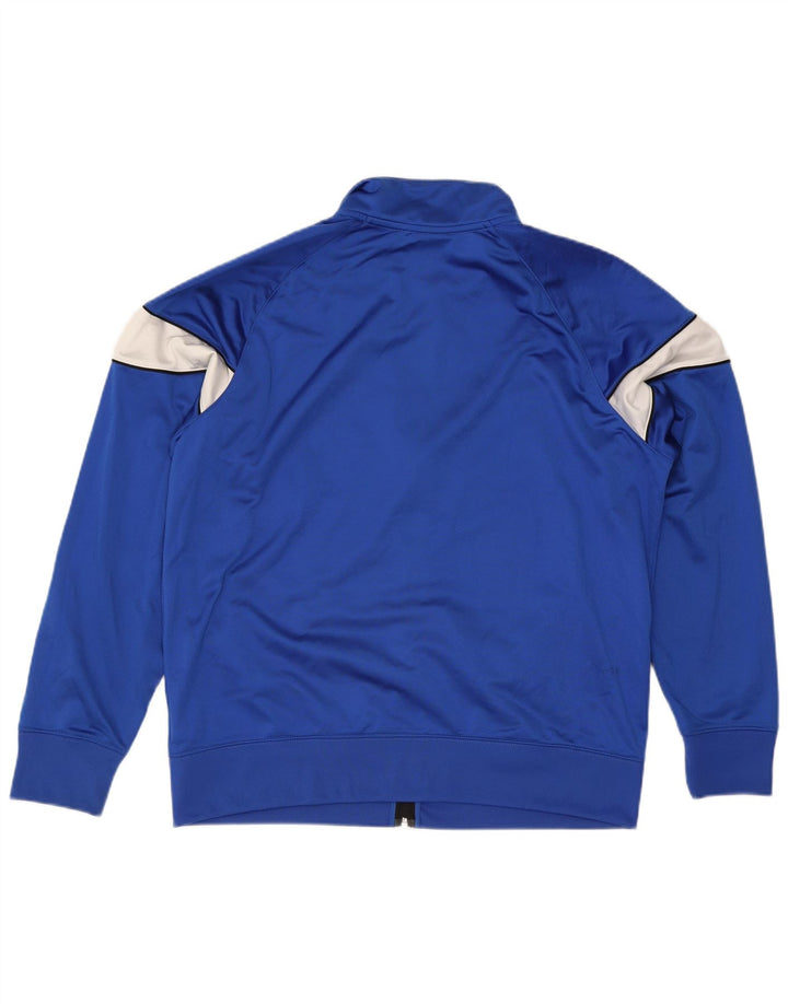 Nike træningsdragt topjakke til mænd XL Blå Colourblock Polyester