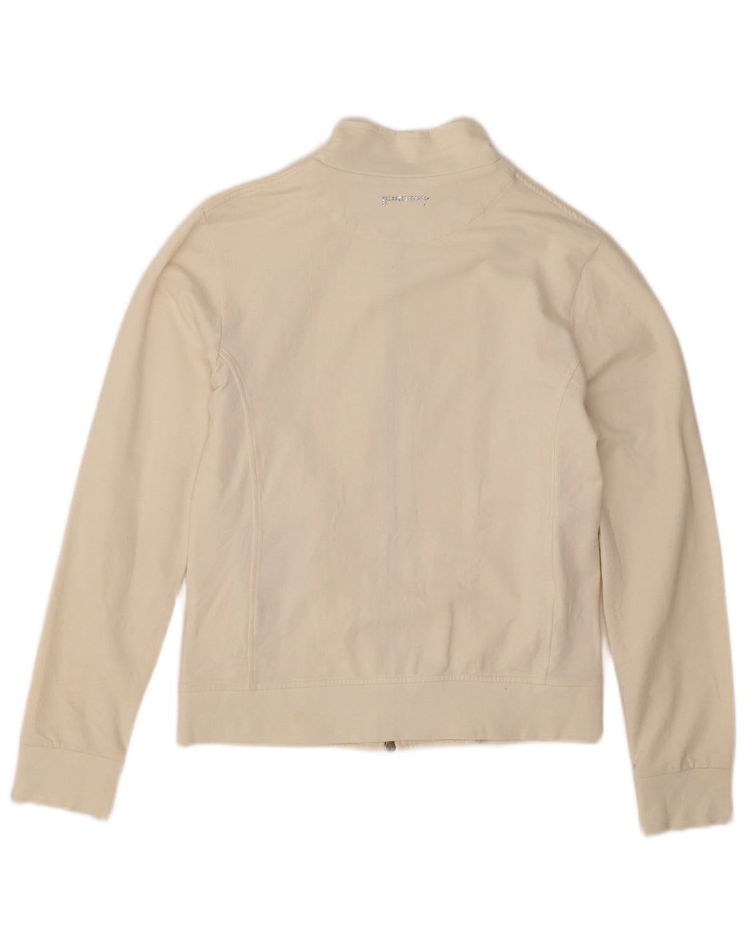 Pirelli Womens Grafisk træningsdragt Topjakke UK 10 Small Off White Bomuld