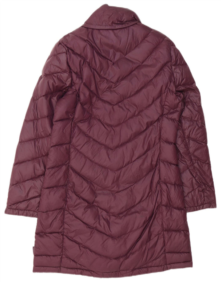 Calvin Klein Dame Polstret Frakke UK 14 Medium Burgundy Nylon