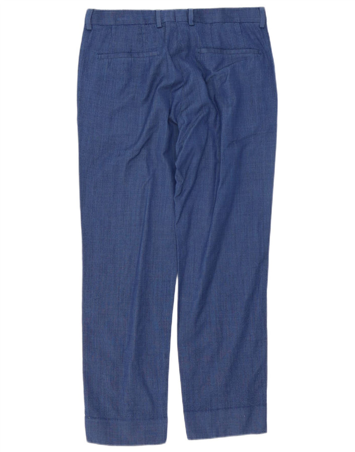 Hugo Boss Herre Lige Chinobukser IT 48 Medium W32 L28 Blå