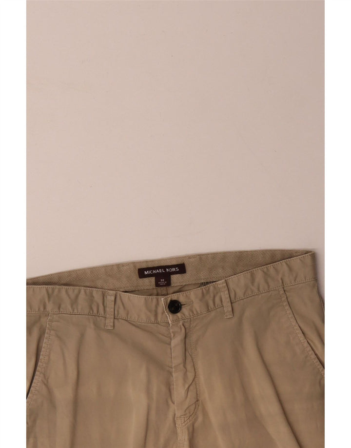 MICHAEL KORS Chino Shorts til mænd W30 Medium Beige Bomuld