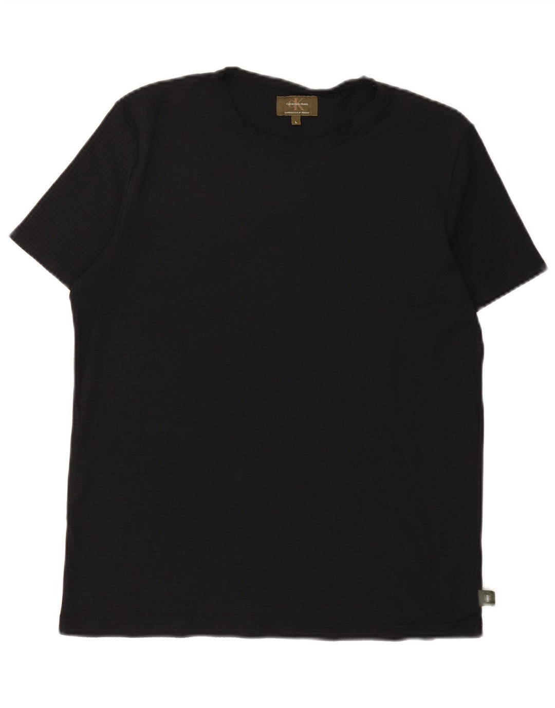 Calvin Klein Kvinder Khakis T-Shirt Top UK 14 Stor Sort