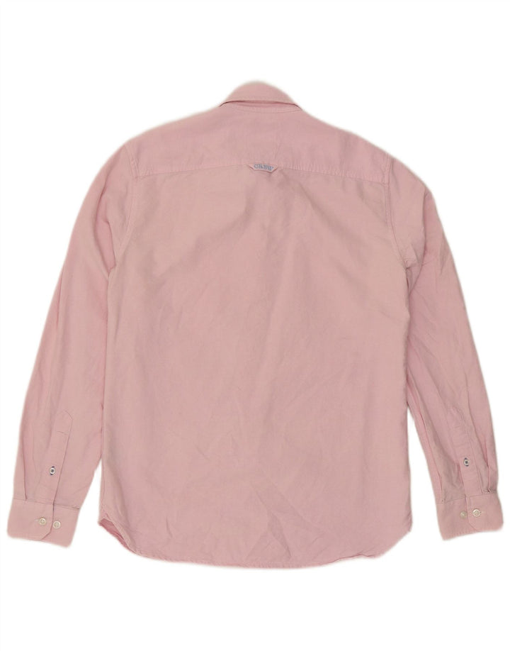 Crew Clothing Herre Skræddersyet Fit Shirt Lille Pink Bomuld