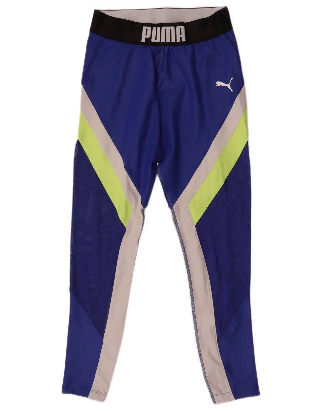 Puma Grafiske Leggings til kvinder UK 12 Medium Blue Colourblock